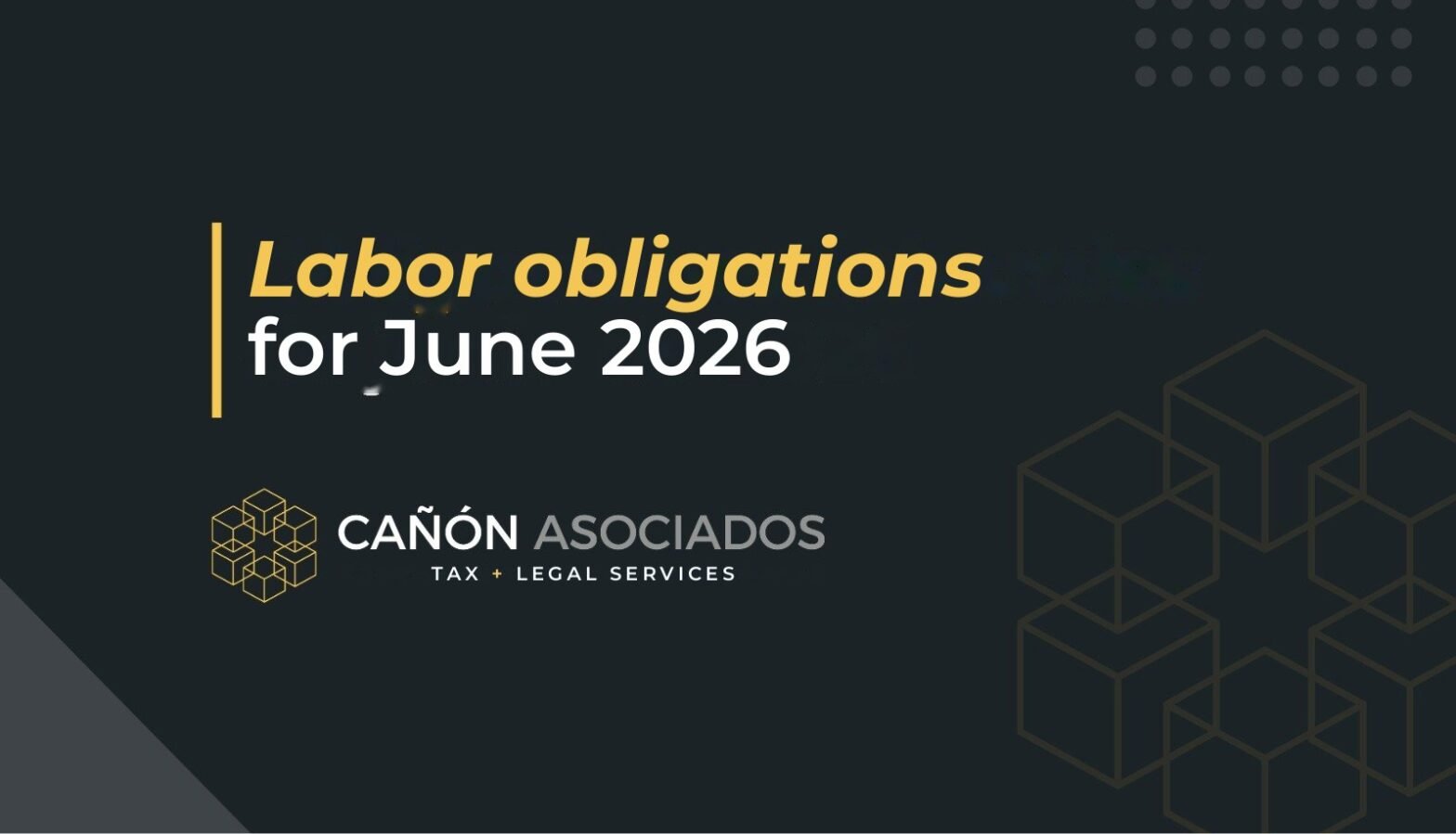 Labour Obligations Due in June 2026
