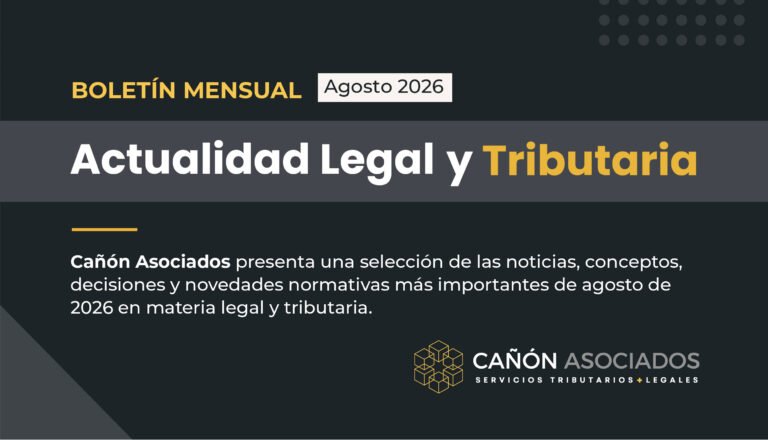 Actualidad Legal y Tributaria | Cañón Asociados